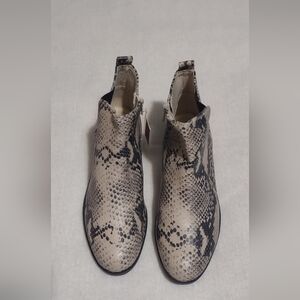 Snakeskin Ankle Boots